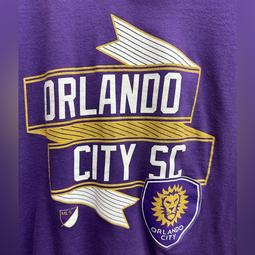Official Orlando City Soccer Club Women’s Large Tee OCSC MLS